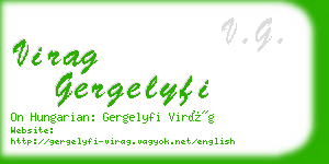 virag gergelyfi business card